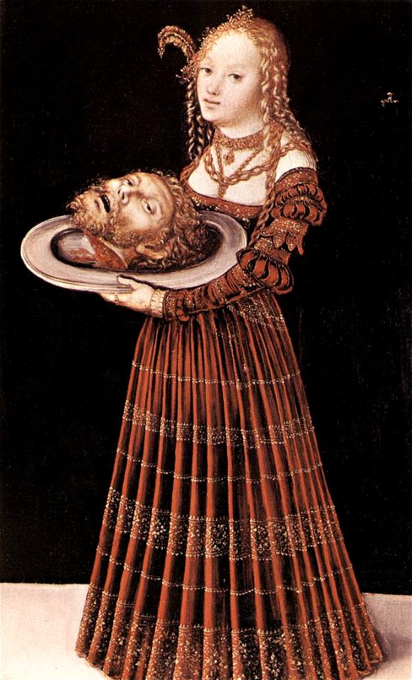 Lucas Cranach d. Ä. - Salome with the Head of St John the Baptist - WGA05724