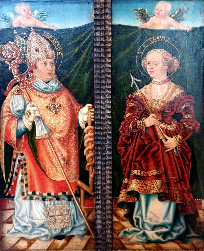 1525 Cranach d.Ä. Heiliger Erasmus und Heilige Ursula Jagdschloss Grunewald anagoria