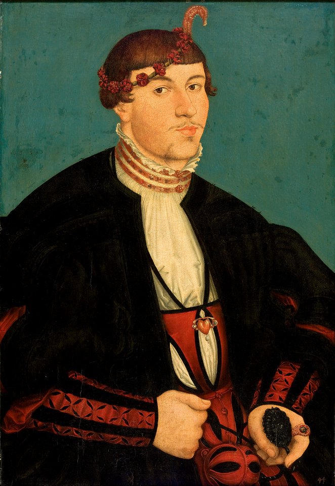Retrato de jovem aristocrata - um jovem noivo da família Rava, 1539