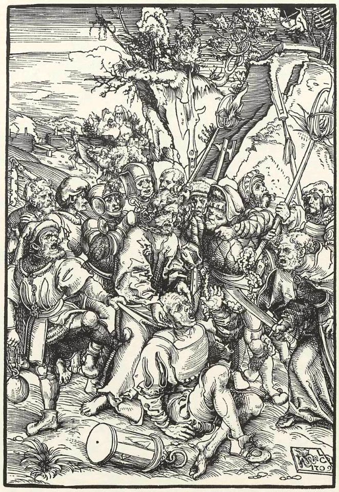 Lucas Cranach, o Velho - Série da Paixão de Cristo - Cristo Aprisionado