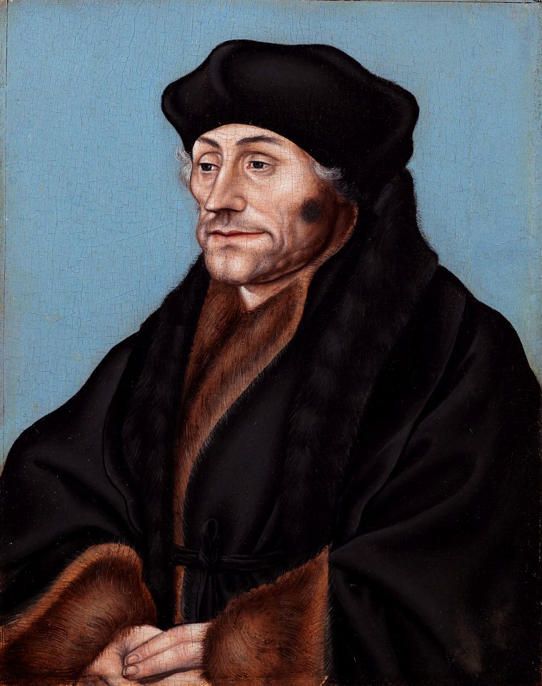 Lucas Cranach the Elder, Portrait of Desiderius Erasmus, c. 1530-36
