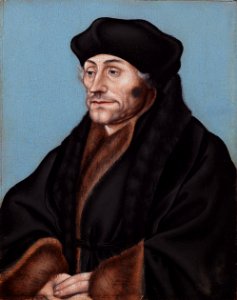 Lucas Cranach the Elder, Portrait of Desiderius Erasmus, c. 1530-36