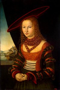 Cranach, Lucas the Elder - Portrait of a Woman - 1526, Hermitage. Free illustration for personal and commercial use.