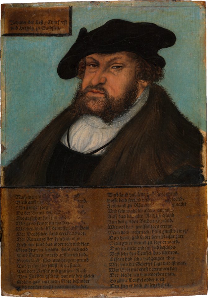Lucas Cranach d.Ä. - Johann der Beständige, Kurfürst von Sachsen
