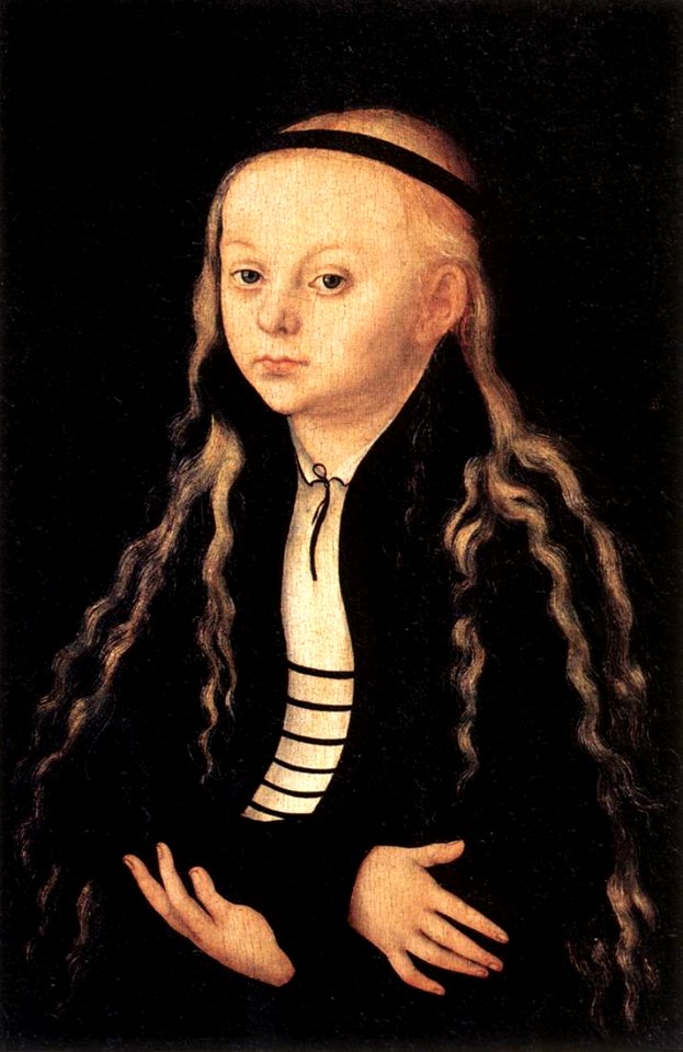 Lucas Cranach d. Ä. - Portrait of a Young Girl - WGA05700