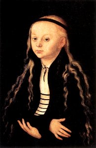 Lucas Cranach d. Ä. - Portrait of a Young Girl - WGA05700. Free illustration for personal and commercial use.