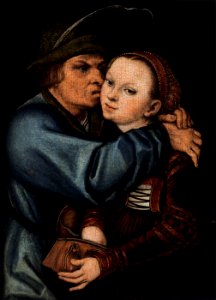 Lucas Cranach d.Ä. - Ungleiches Paar (Hessisches Landesmuseum)