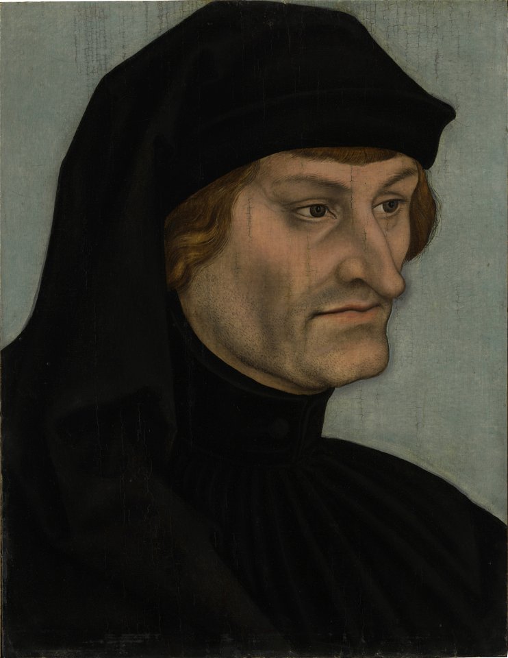 Lucas Cranach d.Ä. - Bildnis des Rudolph Agricola (Alte Pinakothek)