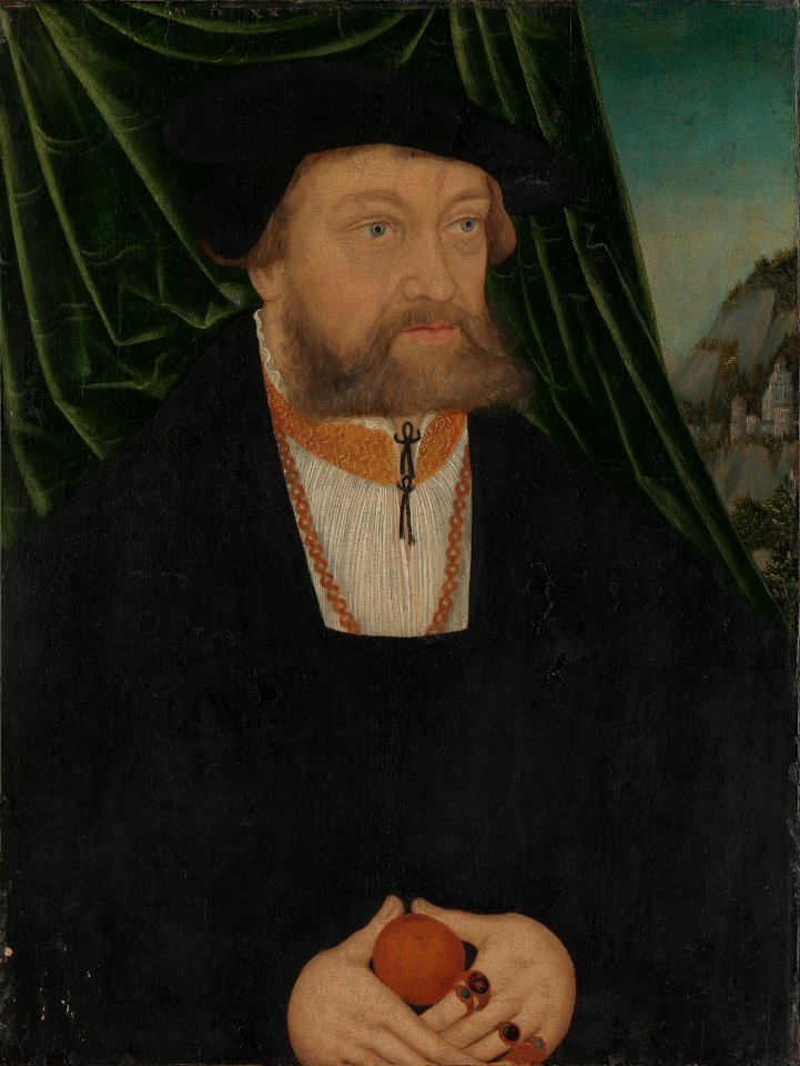 Umkreis Lucas Cranach d.Ä. - Bildnis eines Mannes, 1538 (Metropolitan Museum of Art)