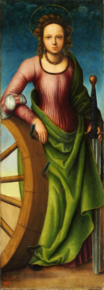 Lucas Cranach d. Ä. - Hl. Katharina (Kassel)