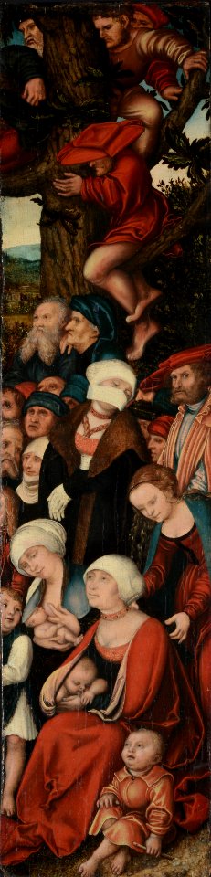 Lucas Cranach (I) - Predigt Johannes des Täufers (Landesmuseum, Oldenburg)