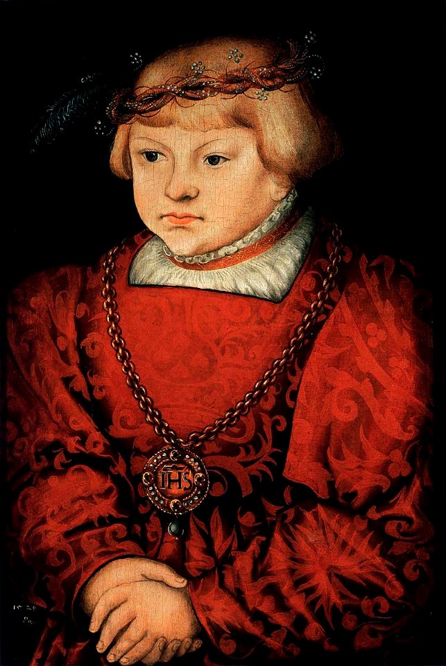 Lucas Cranach d.Ä. - Bildnis eines sächsischen Prinzen (1529)