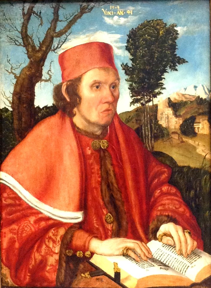 Cranach, Lucas (I) - Bild des Gelehrten Juristen Dr. Johann Stephan Reuss