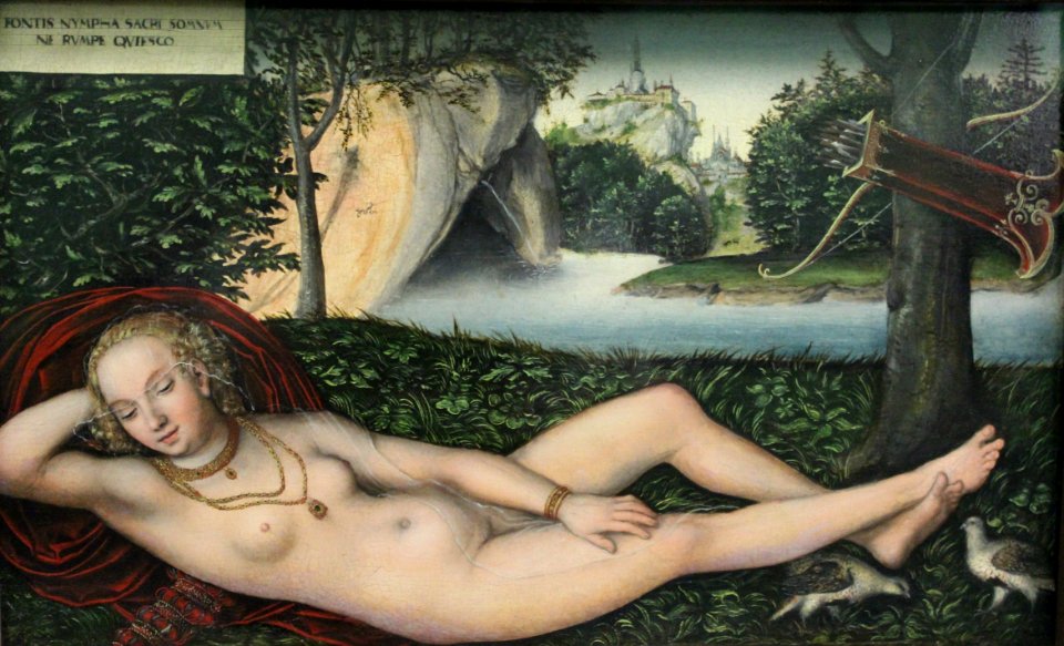 Cranach, Lucas (I) - Quellnymphe - Kunsthalle Bremen