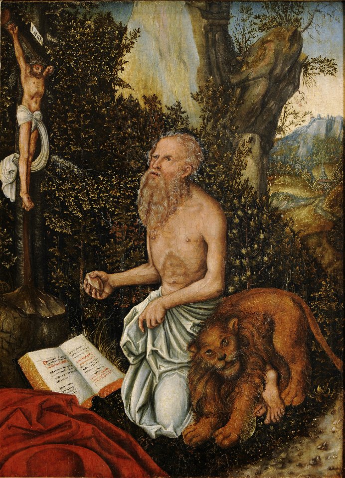 Lucas Cranach d.Ä. - Der heilige Hieronymus (ca.1515-18, Veste Coburg)