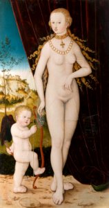 Lucas Cranach the Elder - Venus and Amor - after restoration