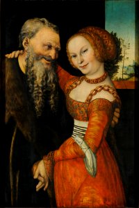 Lucas Cranach d.Ä. - Das ungleiche Paar (Germanisches Nationalmuseum)