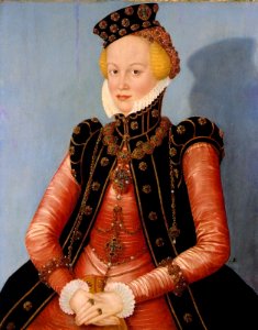 Lucas Cranach d. J. - Portrait of a Woman - WGA05736. Free illustration for personal and commercial use.