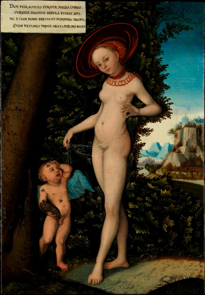 Venus with Cupid the Honey-Thief (alternate color)