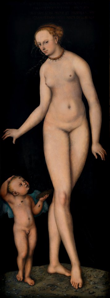 Lucas Cranach d.Ä. - Venus mit Amor als Honigdieb (Germanisches Nationalmuseum)