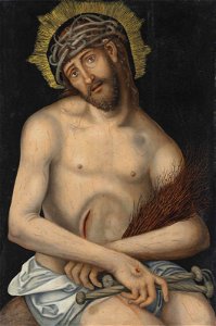 Lucas Cranach d.J. (Werkst.) - Christus als Schmerzensmann