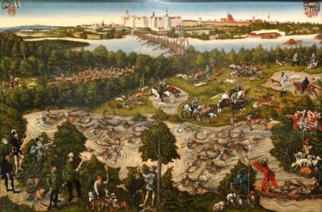 Lucas Cranach dJ Hirschjagd KHM 1