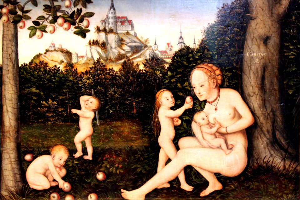 Cranach d.J. - Caritas - Hamburger Kunsthalle - 1537 anagoria