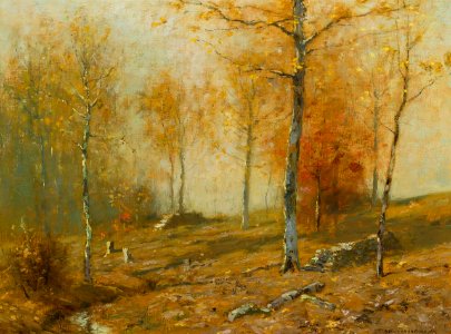Autumn Woodlands by Bruce Crane 