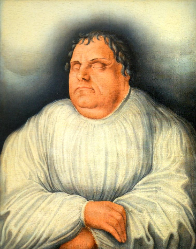 Luther auf dem Totenbett Dresden 1955