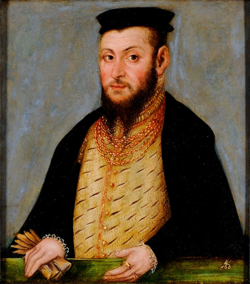 Workshop of Lucas Cranach (II) - Sigismundus Augustus (Czartoryski Museum)