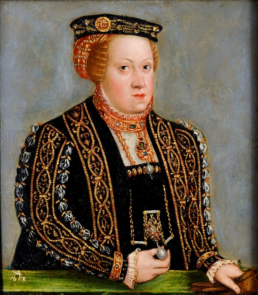 Workshop of Lucas Cranach (II) - Catharina Austriaca (Czartoryski Museum)