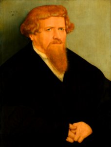 Lucas Cranach d.J. - Porträt eines Mannes