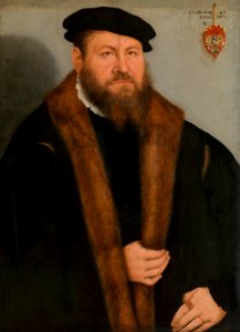Lucas Cranach II - Bildnis eines Adligen, 1557 (KMSKA)