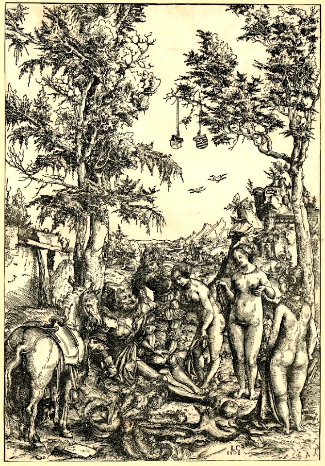 The Judgement of Paris by Lucas Cranach the Elder 1508