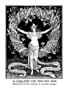 CRANE a garland for mayday 1895