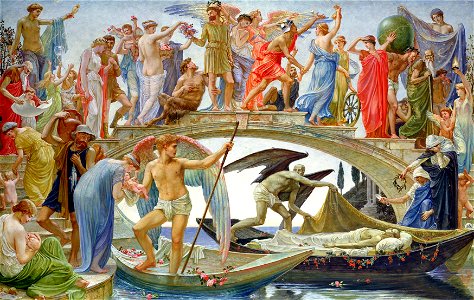 Walter Crane - The Bridge of Life (1884)