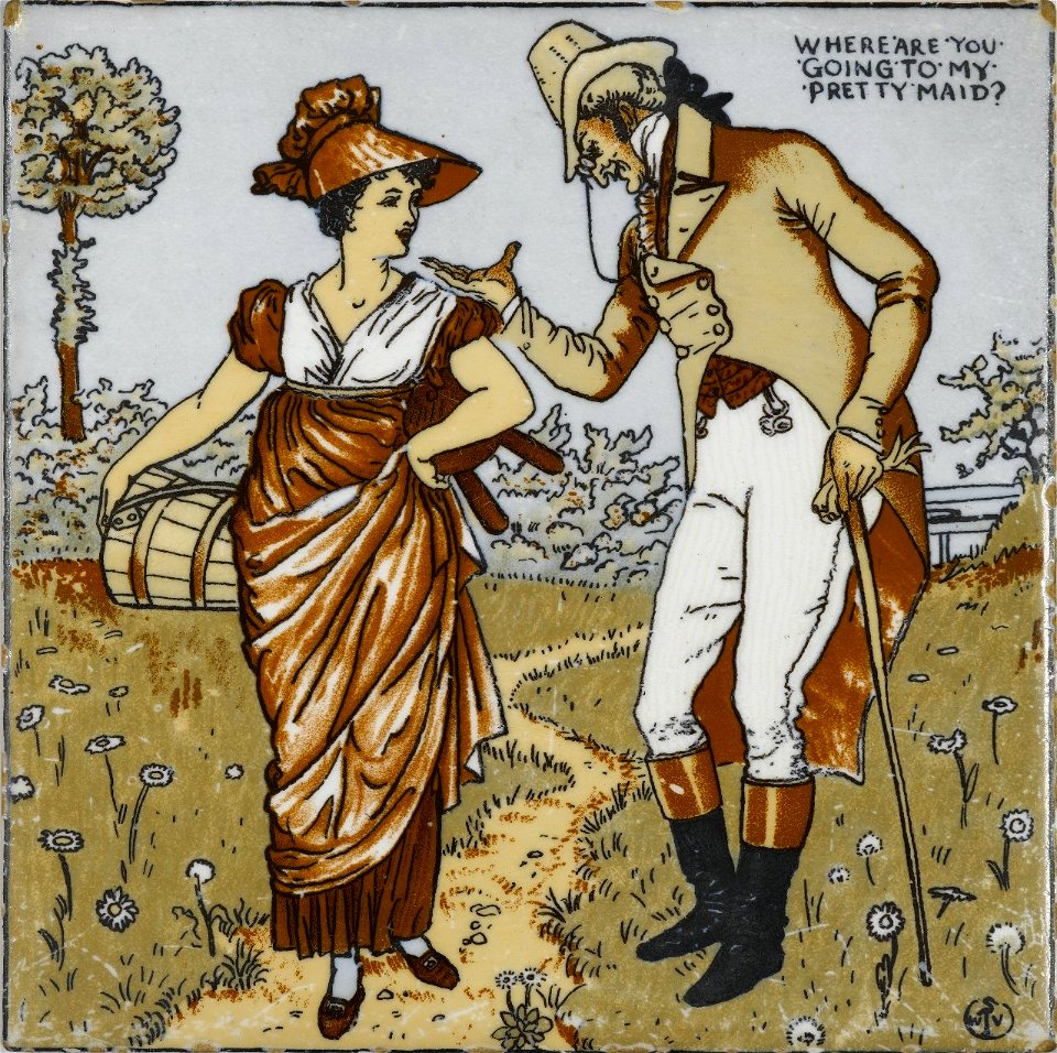 Brooklyn Museum - Tile - Walter T. Crane