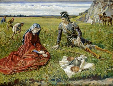 Walter T. Crane - Ruth and Boaz (1863)