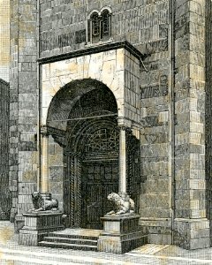 Cremona porta del Battistero