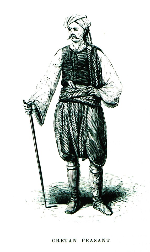 Cretan peasant - Pashley Robert - 1837