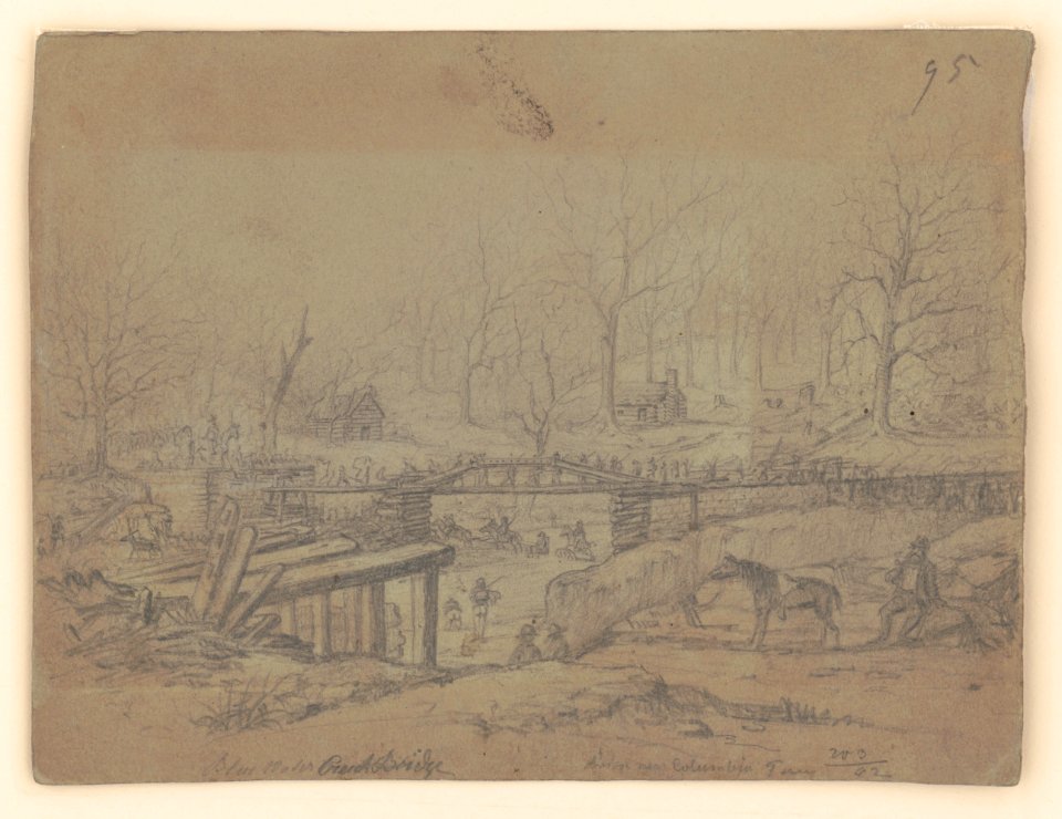 Creek near Columbia, Tennessee, March 20, 1862 LCCN2017646927