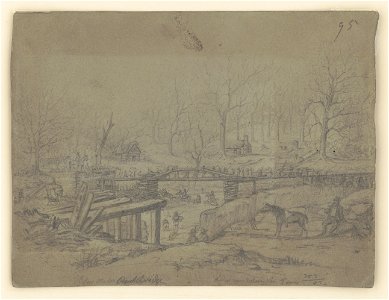 Creek near Columbia, Tennessee, March 20, 1862 LCCN2017646927