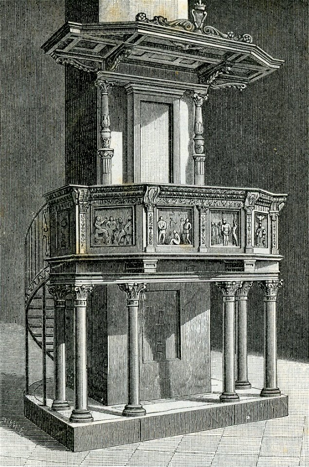 Cremona Duomo il pulpito