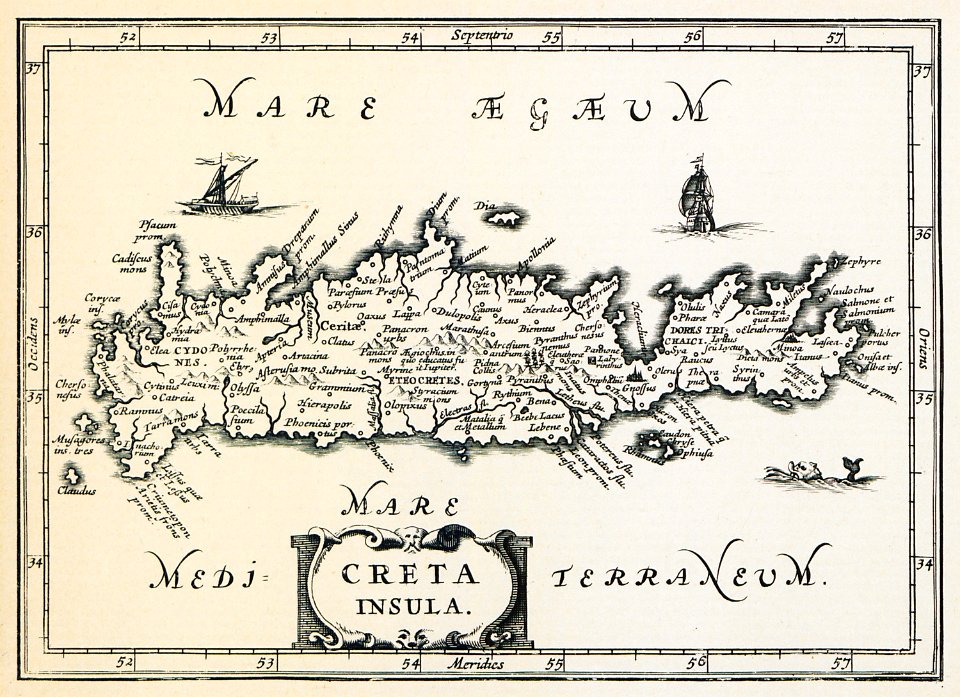 Creta insula - Laurenberg Johann - 1661