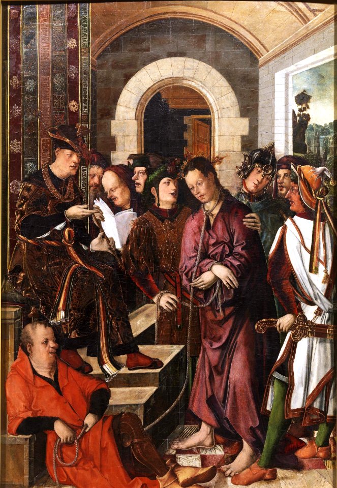 Cristo ante Pilatos, de Francisco y Rodrigo de Osona (Museo del Prado)
