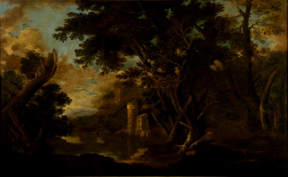Crescenzio Onofri - Landscape with a Watermill - 1968.20 - Fogg Museum