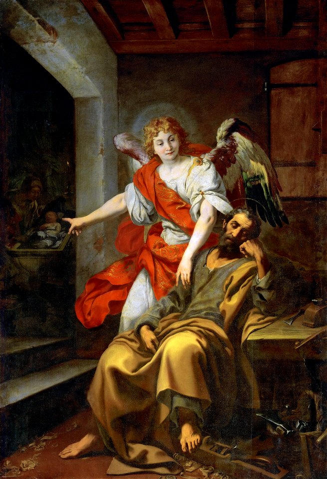 Daniele Crespi - Saint Joseph’s dream (Kunsthstorisches Museum Wien)