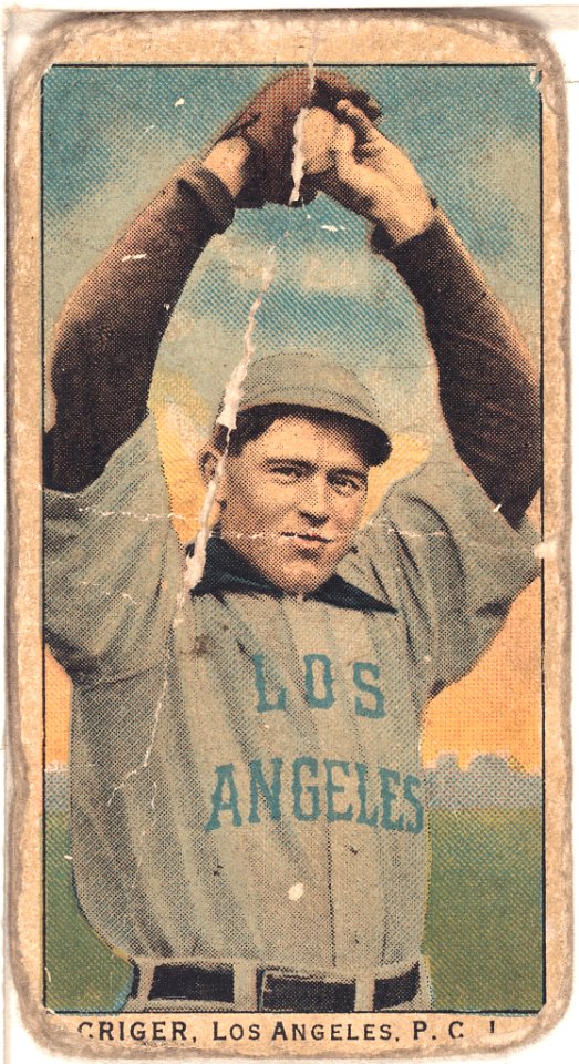 Criger, Los Angeles Team, baseball card portrait LCCN2008676988