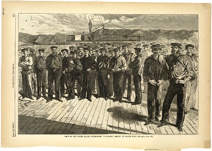 Crew of the United States steam-sloop 'Colorado,' shipped at Boston, June, 1861 (Boston Public Library)