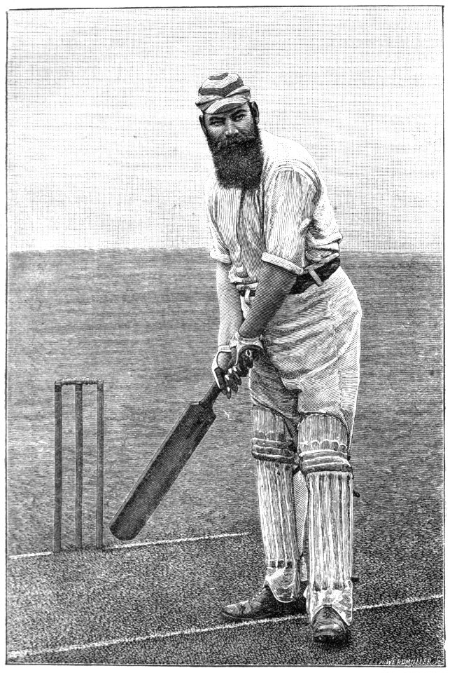 Cricket, WG Grace, 1891 - WG Grace (Frontispiece)